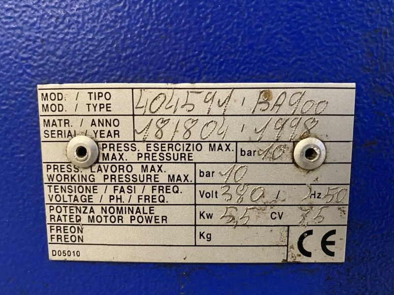 Airpress BA 900 5.5 kW 10 Bar 822 L / min Elektrische Zuigercompressor - Luftkompressor: billede 3 Airpress BA 900 5.5 kW 10 Bar 822 L / min Elektrische Zuigercompressor - Luftkompressor: billede 3