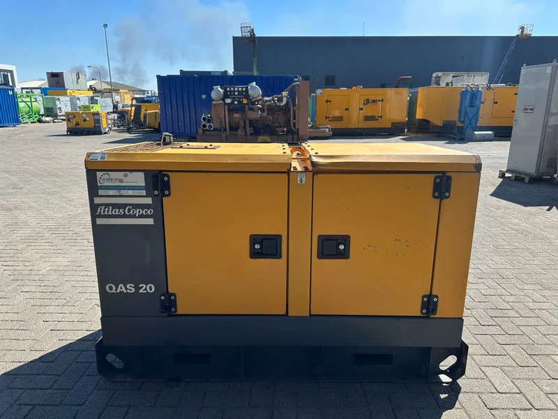 Strømgenerator Atlas-Copco QAS 20 Kubota Leroy Somer 20 kVA Silent Rental generatorrset Stage 3A: billede 11