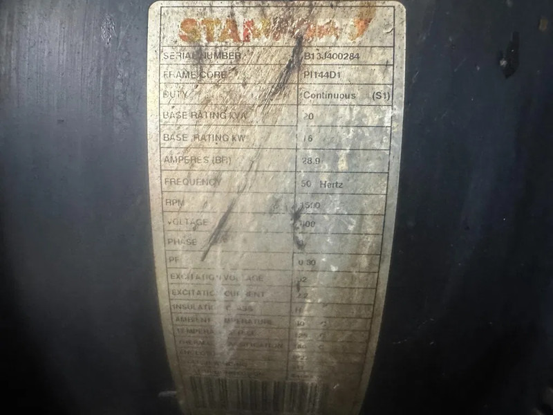 Hatz 2M41 Stamford 20 kVA generatorset - Strømgenerator: billede 5 Hatz 2M41 Stamford 20 kVA generatorset - Strømgenerator: billede 5