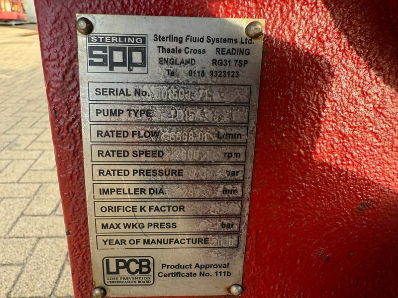 Iveco 8061 SPP 400 m3 / h 16 bar Diesel Waterpompset Waterpump - Vandpumpe: billede 3 Iveco 8061 SPP 400 m3 / h 16 bar Diesel Waterpompset Waterpump - Vandpumpe: billede 3