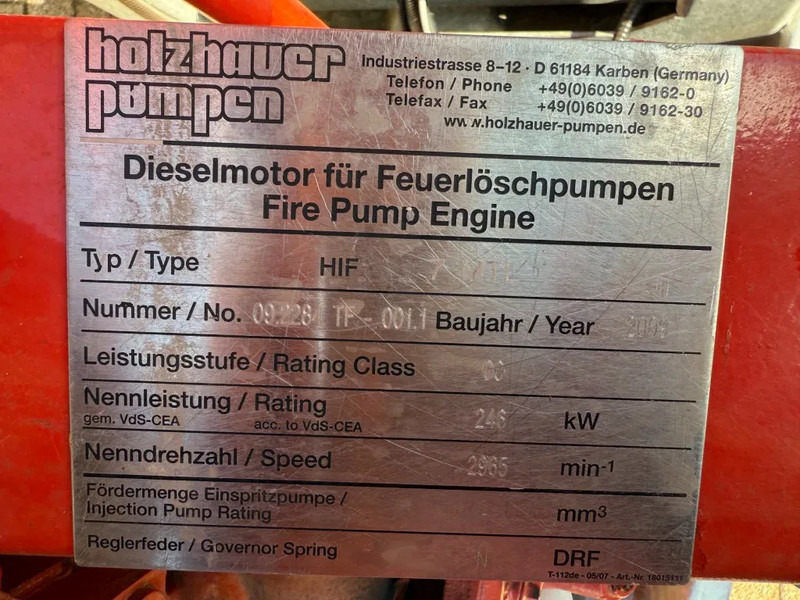 Iveco Iveco FPT NEF 67 KSB Diesel met Waterpomp 476 m3 / h 12 Bar - Vandpumpe: billede 3 Iveco Iveco FPT NEF 67 KSB Diesel met Waterpomp 476 m3 / h 12 Bar - Vandpumpe: billede 3