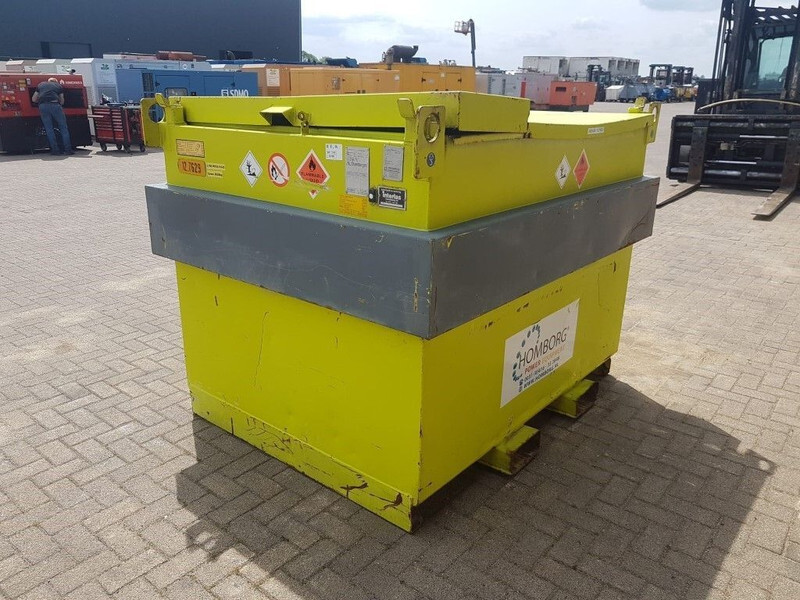 Lagertank Kiwa IBC Steenbergen 2000 liter Kiwa IBC Dieseltank met handpomp: billede 12 Lagertank Kiwa IBC Steenbergen 2000 liter Kiwa IBC Dieseltank met handpomp: billede 12