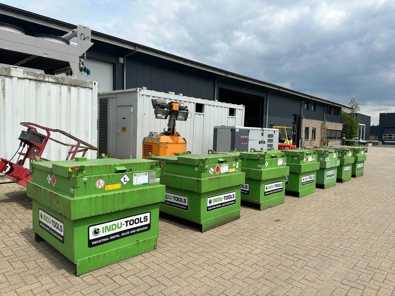 Kiwa IBC Steenbergen 750 liter Dieseltank met handpomp - Lagertank: billede 3 Kiwa IBC Steenbergen 750 liter Dieseltank met handpomp - Lagertank: billede 3