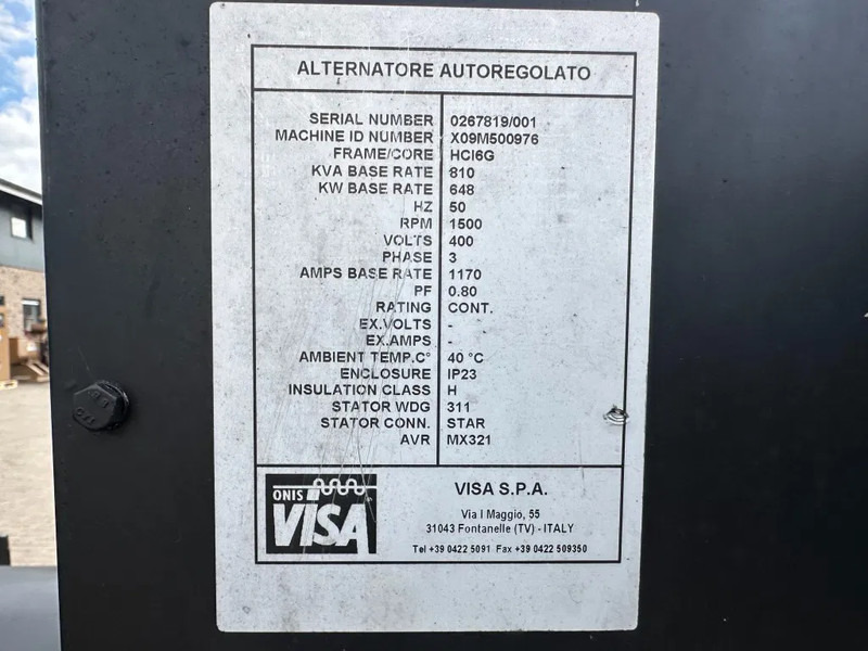 MTU 12V 2000 Stamford 810 kVA generatorset - Strømgenerator: billede 4 MTU 12V 2000 Stamford 810 kVA generatorset - Strømgenerator: billede 4