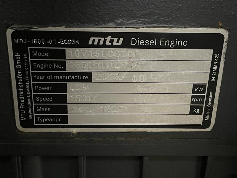 MTU Mecc Alte Spa 600 kVA Supersilent generatorset Stage 5 ! Ultra Low Emission ! As New ! - Strømgenerator: billede 5 MTU Mecc Alte Spa 600 kVA Supersilent generatorset Stage 5 ! Ultra Low Emission ! As New ! - Strømgenerator: billede 5