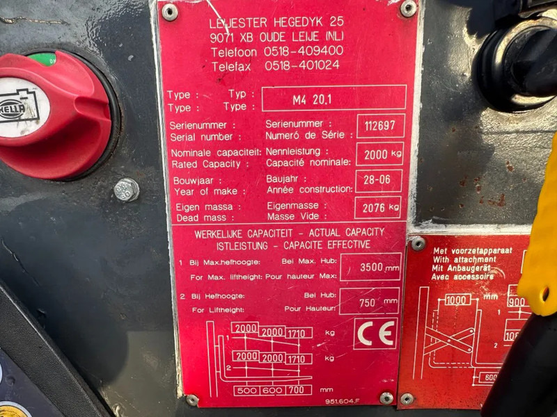 Moffett M4 20.1 Kubota Diesel Kooiaap 2 ton Sideshift Positioner Meeneemheftruck - Medbringertruck: billede 5 Moffett M4 20.1 Kubota Diesel Kooiaap 2 ton Sideshift Positioner Meeneemheftruck - Medbringertruck: billede 5