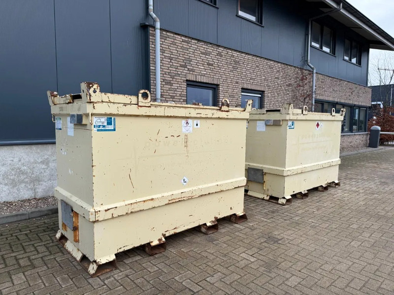 Tolsma Kiwa IBC 3000 liter Dieseltank Brandstoftank - Skibscontainer: billede 3 Tolsma Kiwa IBC 3000 liter Dieseltank Brandstoftank - Skibscontainer: billede 3