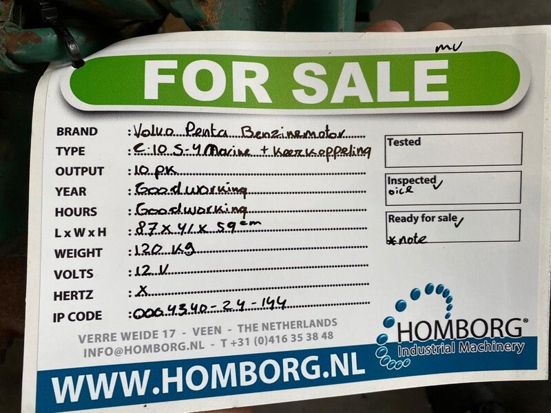 Motor Volvo Penta C-10 Marine 10 PK Benzine motor met keerkoppeling: billede 8 Motor Volvo Penta C-10 Marine 10 PK Benzine motor met keerkoppeling: billede 8