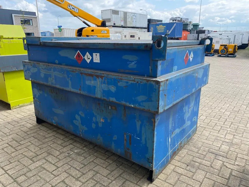 Steenbergen 2000 liter Kiwa IBC dieseltank met handpomp - Lagertank: billede 3 Steenbergen 2000 liter Kiwa IBC dieseltank met handpomp - Lagertank: billede 3