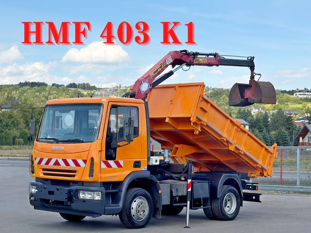 Iveco EUROCARGO 120E18 * HMF 403 K1 * TOPZUSTAND - Ladbil med tip: billede 1 Iveco EUROCARGO 120E18 * HMF 403 K1 * TOPZUSTAND - Ladbil med tip: billede 1