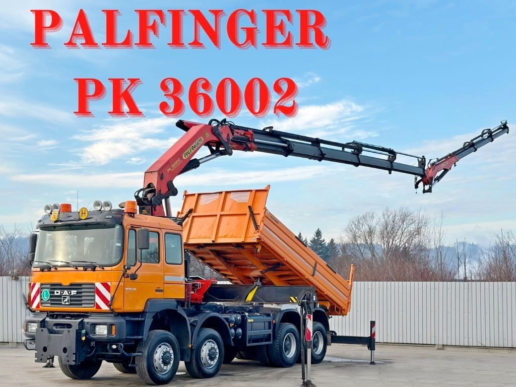 MAN 35.414 * PALFINGER PK 36002 +FUNK / 8x8 - Lastbil med kran: billede 1 MAN 35.414 * PALFINGER PK 36002 +FUNK / 8x8 - Lastbil med kran: billede 1