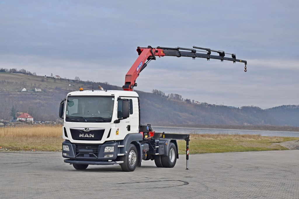 MAN TGS 18.500 Sattelzugmaschine + KRAN /FUNK MAN TGS 18.500 Sattelzugmaschine + KRAN /FUNK - Lastbil med kran: billede 2 MAN TGS 18.500 Sattelzugmaschine + KRAN /FUNK MAN TGS 18.500 Sattelzugmaschine + KRAN /FUNK - Lastbil med kran: billede 2