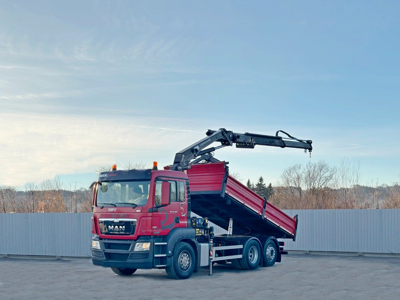 MAN TGS 26.360 Kipper 5,15m*HMF 1420 K2 + FUNK/6x2 - Lastbil med kran: billede 2 MAN TGS 26.360 Kipper 5,15m*HMF 1420 K2 + FUNK/6x2 - Lastbil med kran: billede 2