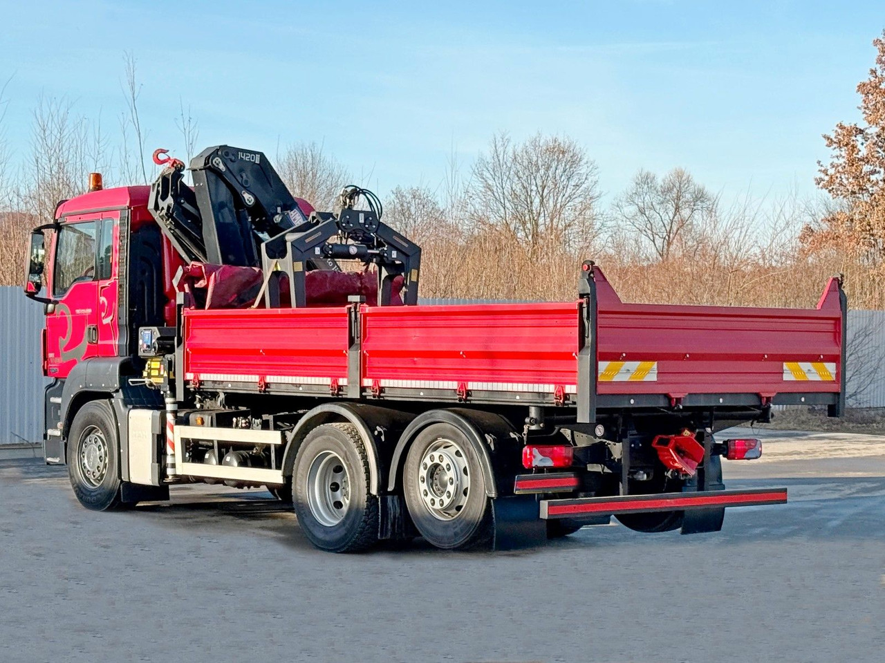 Lastbil med kran MAN TGS 26.360 Kipper 5,15m*HMF 1420 K2 + FUNK/6x2: billede 7