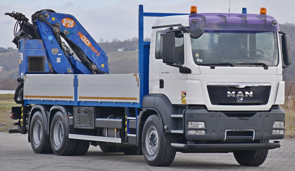 MAN TGS 26.360*PRITSCHE 6,60m * PM 30 SP / FUNK *6x4 MAN TGS 26.360*PRITSCHE 6,60m * PM 30 SP / FUNK *6x4 - Lastbil med kran: billede 3 MAN TGS 26.360*PRITSCHE 6,60m * PM 30 SP / FUNK *6x4 MAN TGS 26.360*PRITSCHE 6,60m * PM 30 SP / FUNK *6x4 - Lastbil med kran: billede 3