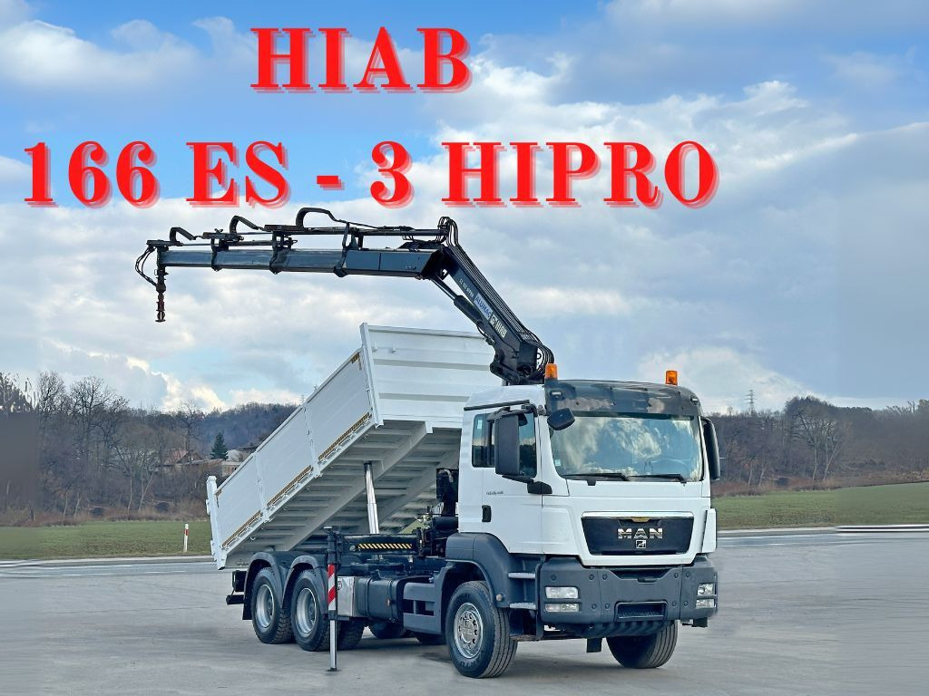 MAN TGS 26.400 * HIAB 166 ES - 3 HIPRO + FUNK * 6x4 MAN TGS 26.400 * HIAB 166 ES - 3 HIPRO + FUNK * 6x4 - Lastbil med kran, Tipvogn lastbil: billede 1 MAN TGS 26.400 * HIAB 166 ES - 3 HIPRO + FUNK * 6x4 MAN TGS 26.400 * HIAB 166 ES - 3 HIPRO + FUNK * 6x4 - Lastbil med kran, Tipvogn lastbil: billede 1