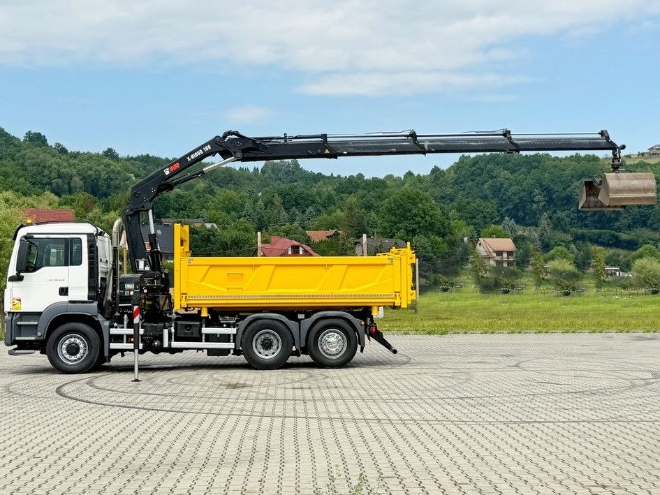 Lastbil med kran MAN TGS 26.400 * HIAB X-HIDUO 188 E-3 + FUNK * 6x4: billede 6