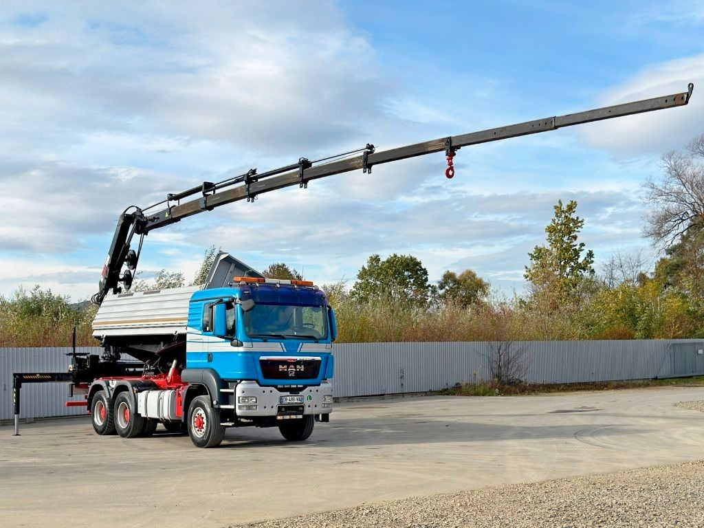 MAN TGS 26.480 * HIAB 220 - C5 + FUNK / 6x6 - Tipvogn lastbil, Lastbil med kran: billede 2 MAN TGS 26.480 * HIAB 220 - C5 + FUNK / 6x6 - Tipvogn lastbil, Lastbil med kran: billede 2