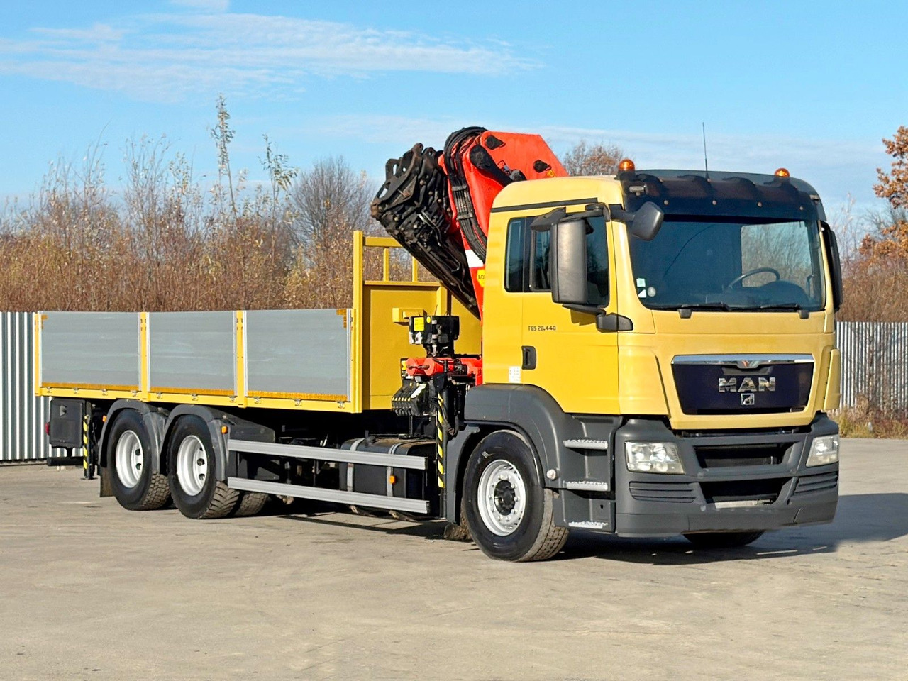 MAN TGS 28.440 Pritsche 6,55* PALFINGER PK 4502 - Lastbil med kran: billede 3 MAN TGS 28.440 Pritsche 6,55* PALFINGER PK 4502 - Lastbil med kran: billede 3