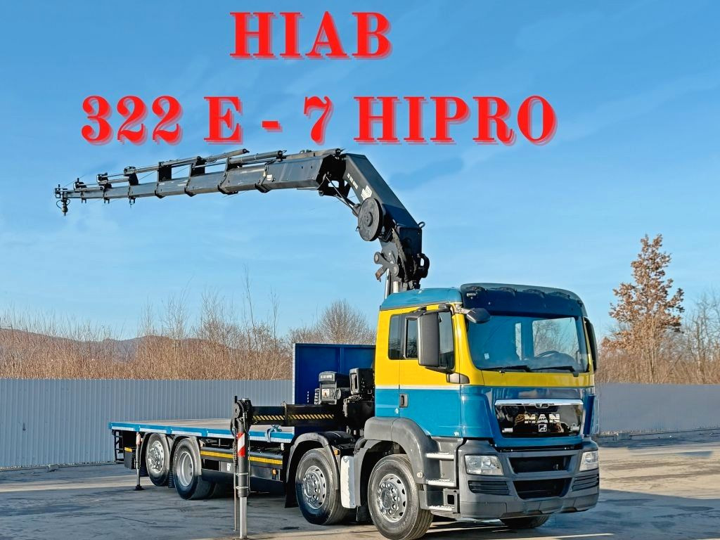 MAN TGS 32.440*Platform 7,20m * HIAB 322 E - 7 HIPRO - Lastbil med kran: billede 1 MAN TGS 32.440*Platform 7,20m * HIAB 322 E - 7 HIPRO - Lastbil med kran: billede 1
