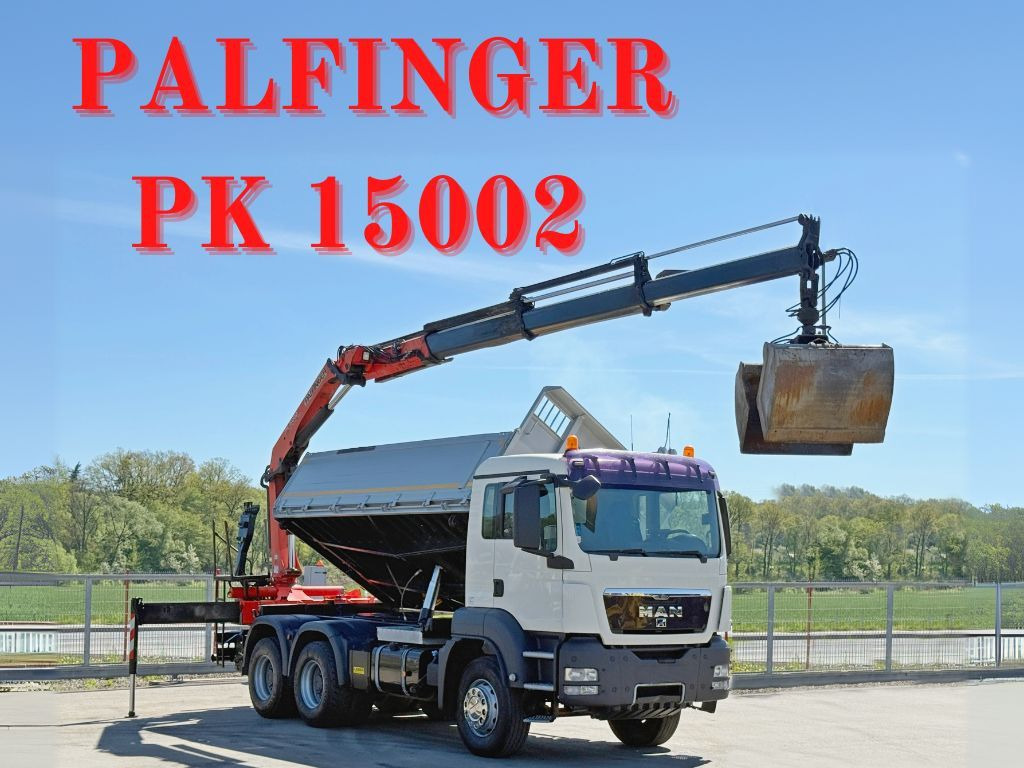 MAN TGS 33.360*KIPPER 4,95 m *PK 15002 * 6x4 - Tipvogn lastbil, Lastbil med kran: billede 1 MAN TGS 33.360*KIPPER 4,95 m *PK 15002 * 6x4 - Tipvogn lastbil, Lastbil med kran: billede 1