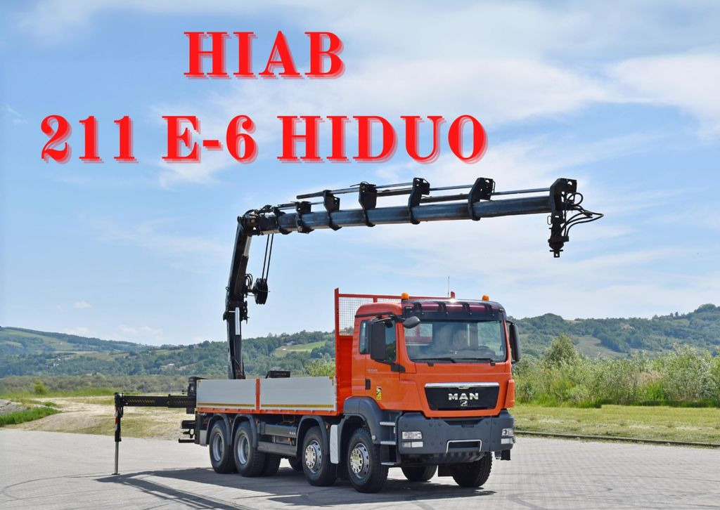 MAN TGS 35.440 * HIAB 211 E-6 HIDUO +FUNK / 8x4 MAN TGS 35.440 * HIAB 211 E-6 HIDUO +FUNK / 8x4 - Lastbil med kran, Lastbil med lad: billede 1 MAN TGS 35.440 * HIAB 211 E-6 HIDUO +FUNK / 8x4 MAN TGS 35.440 * HIAB 211 E-6 HIDUO +FUNK / 8x4 - Lastbil med kran, Lastbil med lad: billede 1