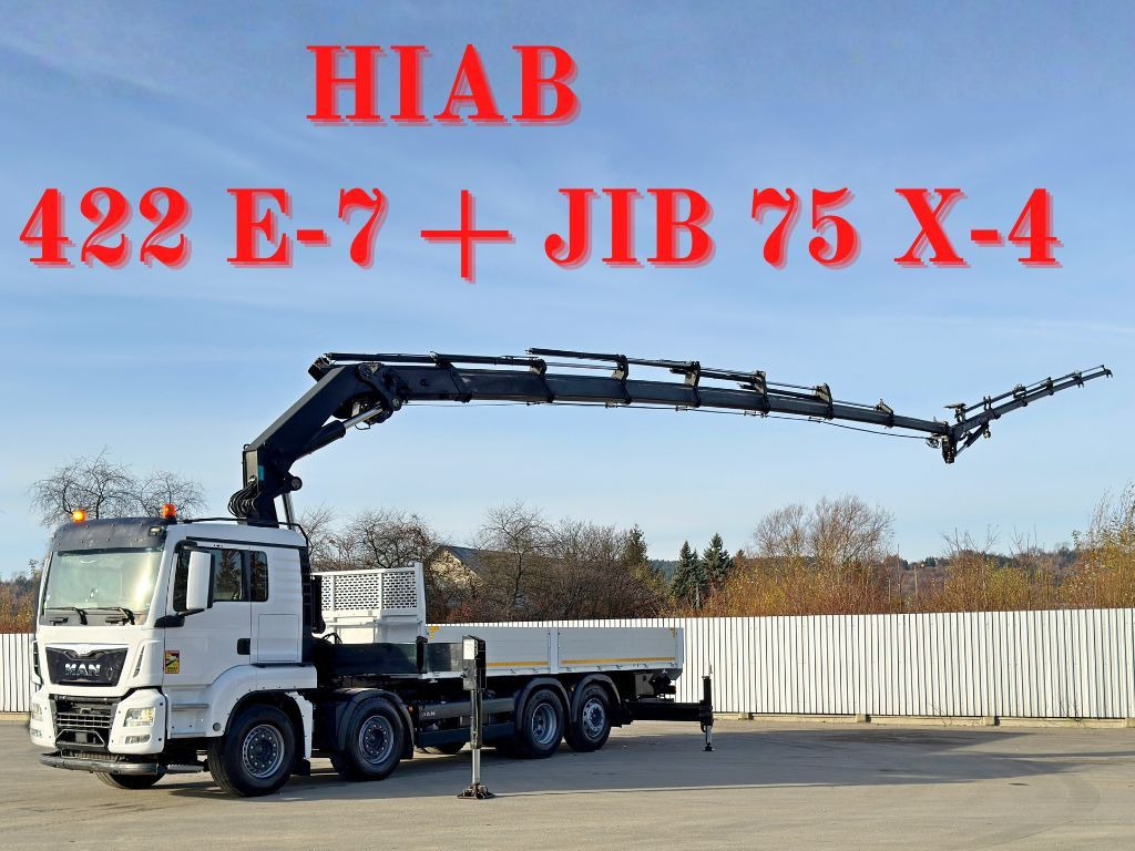MAN TGS 35.440* HIAB 422 E-7 + JIB 75 X-4 + FUNK - Lastbil med kran: billede 1 MAN TGS 35.440* HIAB 422 E-7 + JIB 75 X-4 + FUNK - Lastbil med kran: billede 1