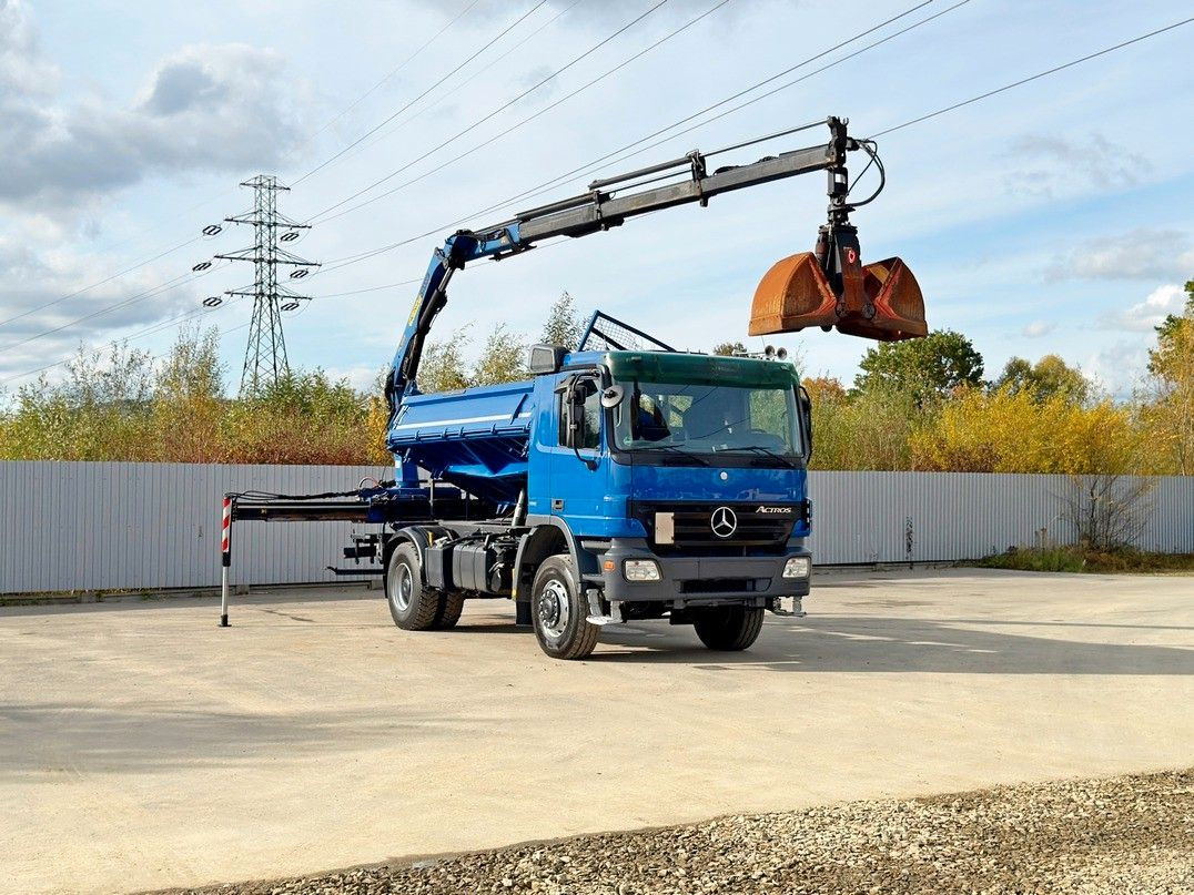 Mercedes-Benz ACTROS 1841 * PK 10501 + FUNK * TOP * 4x4 - Tipvogn lastbil, Lastbil med kran: billede 2 Mercedes-Benz ACTROS 1841 * PK 10501 + FUNK * TOP * 4x4 - Tipvogn lastbil, Lastbil med kran: billede 2