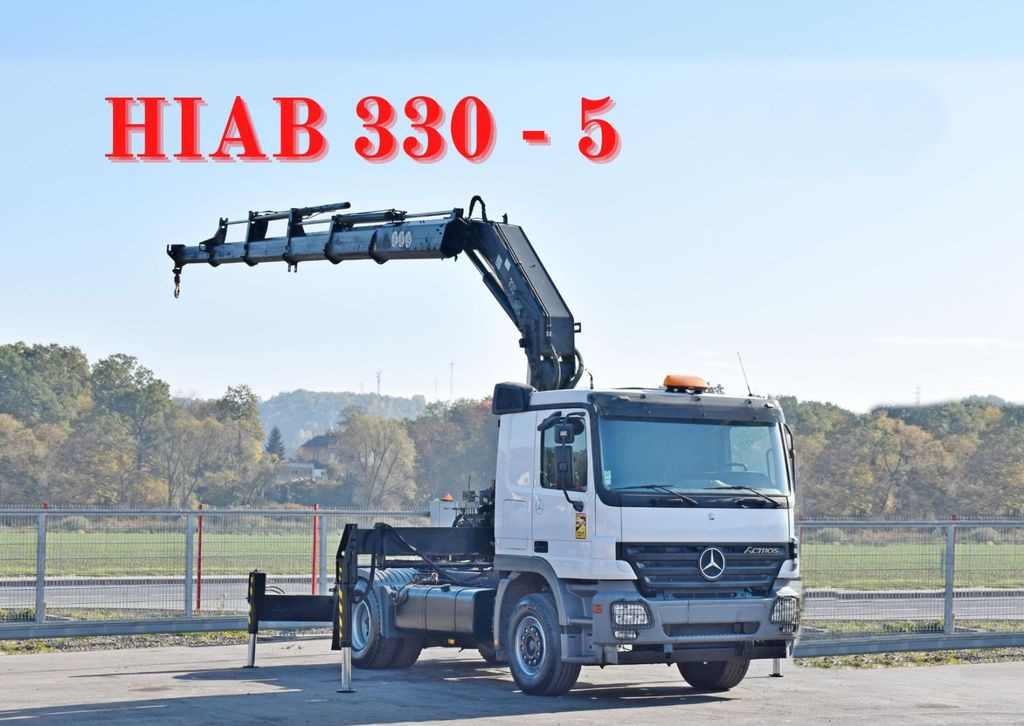 Mercedes-Benz ACTROS 1844 * Sattelzugmaschine *HIAB 330-5/FUNK Mercedes-Benz ACTROS 1844 * Sattelzugmaschine *HIAB 330-5/FUNK - Lastbil med kran, Trækker: billede 1 Mercedes-Benz ACTROS 1844 * Sattelzugmaschine *HIAB 330-5/FUNK Mercedes-Benz ACTROS 1844 * Sattelzugmaschine *HIAB 330-5/FUNK - Lastbil med kran, Trækker: billede 1