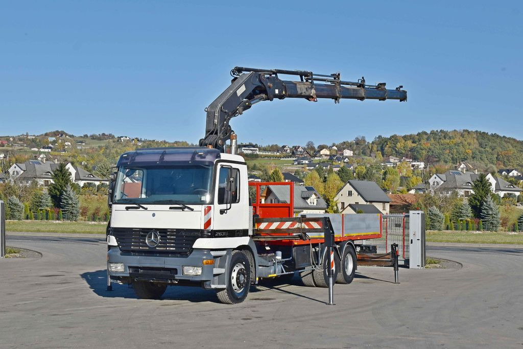 Mercedes-Benz ACTROS 2635 Pritsche 6,40m + HIAB 400 E-5 + FUNK Mercedes-Benz ACTROS 2635 Pritsche 6,40m + HIAB 400 E-5 + FUNK - Lastbil med kran: billede 2 Mercedes-Benz ACTROS 2635 Pritsche 6,40m + HIAB 400 E-5 + FUNK Mercedes-Benz ACTROS 2635 Pritsche 6,40m + HIAB 400 E-5 + FUNK - Lastbil med kran: billede 2