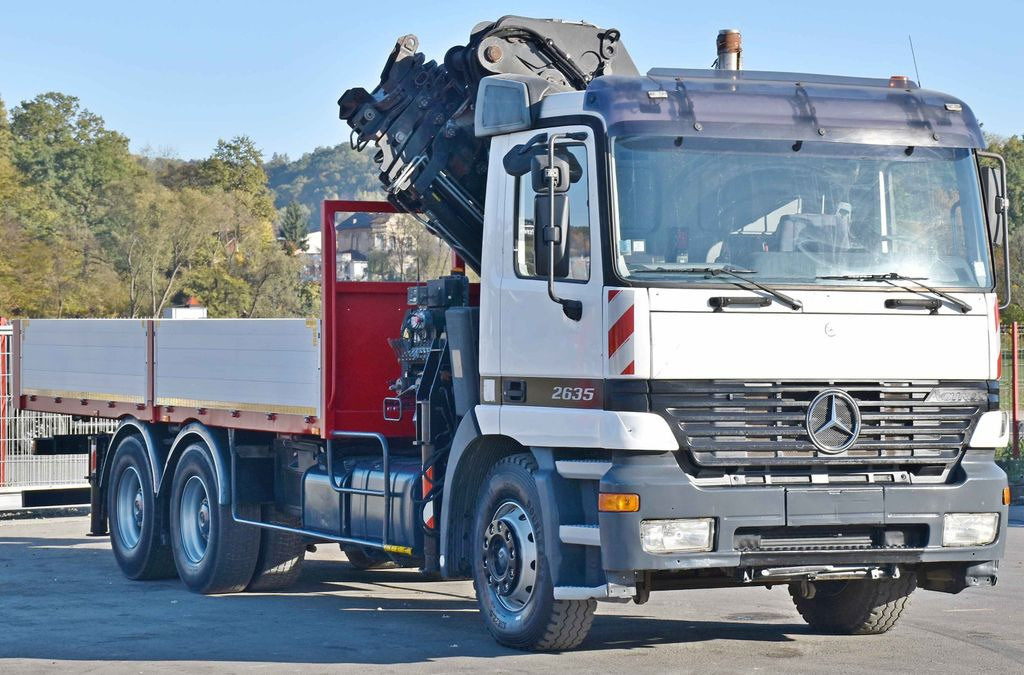 Mercedes-Benz ACTROS 2635 Pritsche 6,40m + HIAB 400 E-5 + FUNK Mercedes-Benz ACTROS 2635 Pritsche 6,40m + HIAB 400 E-5 + FUNK - Lastbil med kran: billede 3 Mercedes-Benz ACTROS 2635 Pritsche 6,40m + HIAB 400 E-5 + FUNK Mercedes-Benz ACTROS 2635 Pritsche 6,40m + HIAB 400 E-5 + FUNK - Lastbil med kran: billede 3
