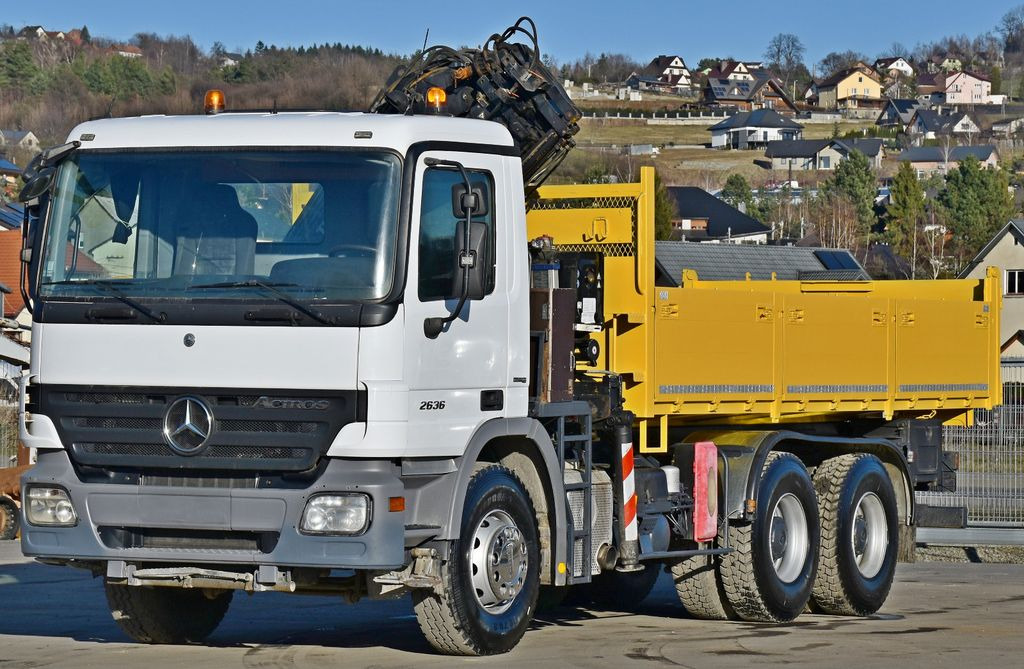 Mercedes-Benz ACTROS 2636 * TEREX 165.2E - A4 + FUNK/6x4 Mercedes-Benz ACTROS 2636 * TEREX 165.2E - A4 + FUNK/6x4 - Lastbil med kran, Tipvogn lastbil: billede 4 Mercedes-Benz ACTROS 2636 * TEREX 165.2E - A4 + FUNK/6x4 Mercedes-Benz ACTROS 2636 * TEREX 165.2E - A4 + FUNK/6x4 - Lastbil med kran, Tipvogn lastbil: billede 4