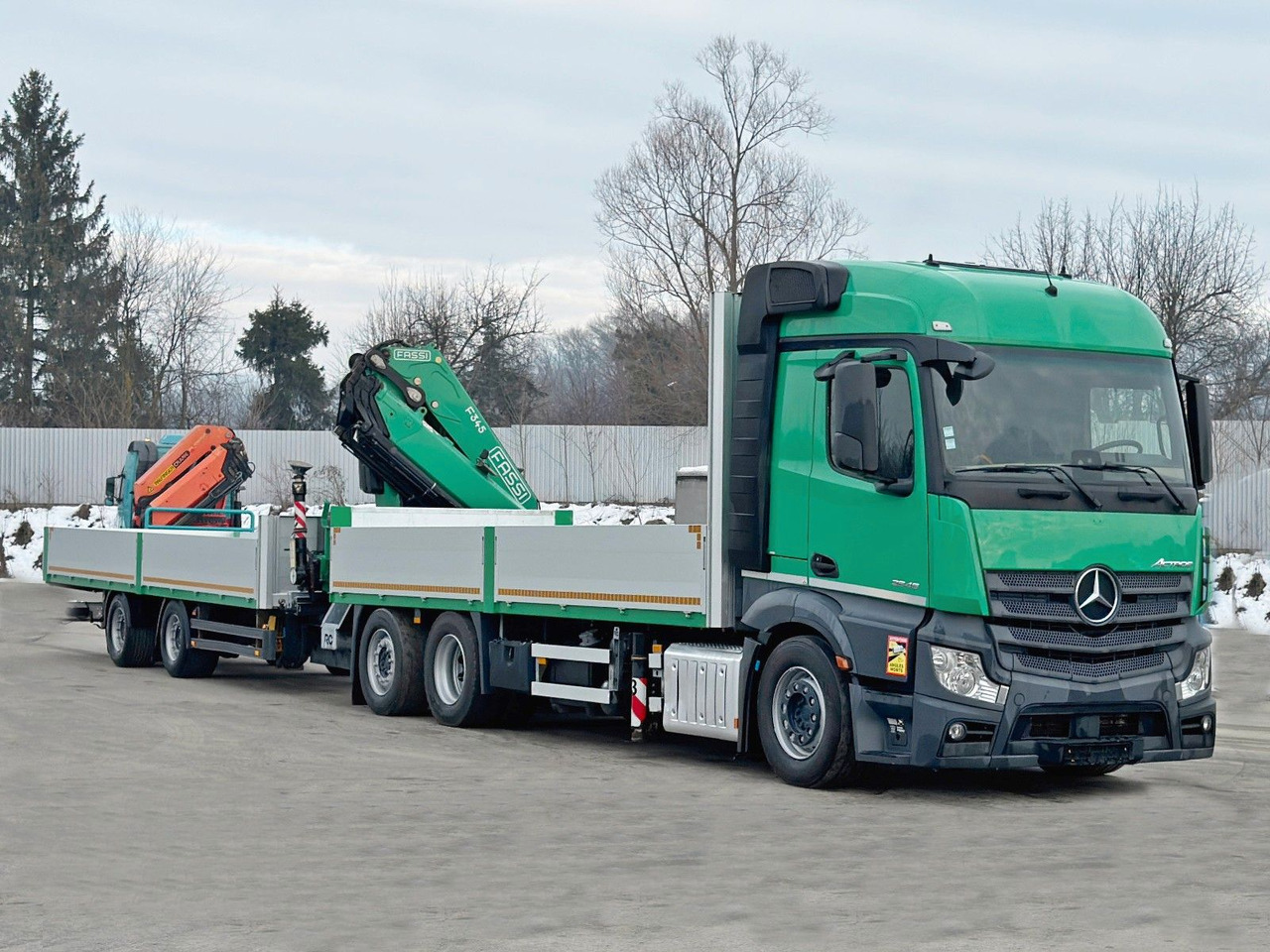 Mercedes-Benz ACTROS 2645 * FASSI F345.24 + FUNK + Anhänger - Lastbil med kran: billede 3 Mercedes-Benz ACTROS 2645 * FASSI F345.24 + FUNK + Anhänger - Lastbil med kran: billede 3