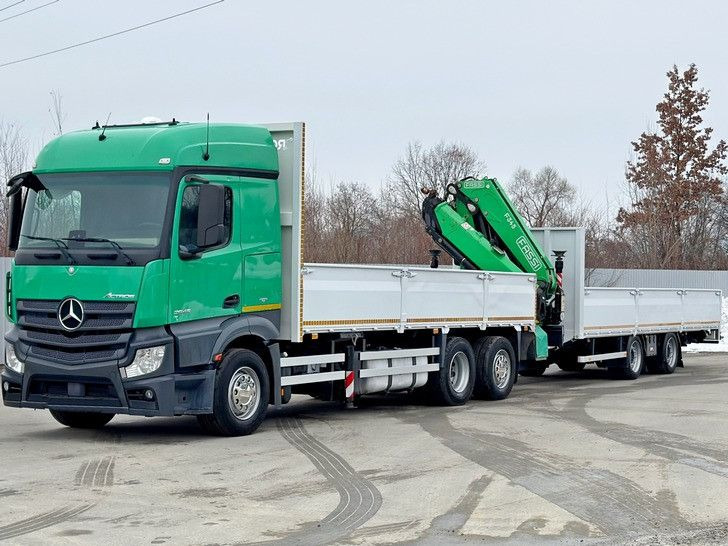Mercedes-Benz ACTROS 2645 * FASSI F345.24 XE + FUNK + Anhänger - Lastbil med kran: billede 4 Mercedes-Benz ACTROS 2645 * FASSI F345.24 XE + FUNK + Anhänger - Lastbil med kran: billede 4