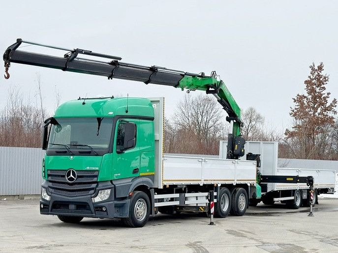 Mercedes-Benz ACTROS 2645 * FASSI F345.24 XE + FUNK + Anhänger - Lastbil med kran: billede 2 Mercedes-Benz ACTROS 2645 * FASSI F345.24 XE + FUNK + Anhänger - Lastbil med kran: billede 2