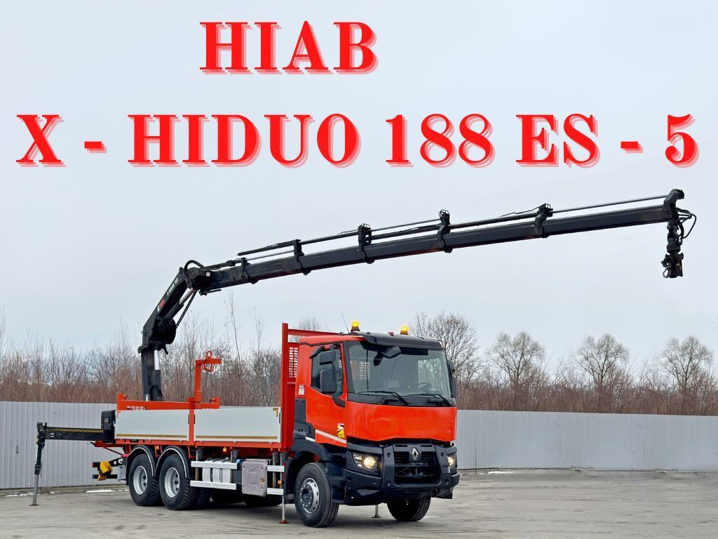 Renault C 430 *HIAB X - HIPRO 188 ES - 5 + FUNK* 6x4 - Lastbil med kran: billede 1 Renault C 430 *HIAB X - HIPRO 188 ES - 5 + FUNK* 6x4 - Lastbil med kran: billede 1