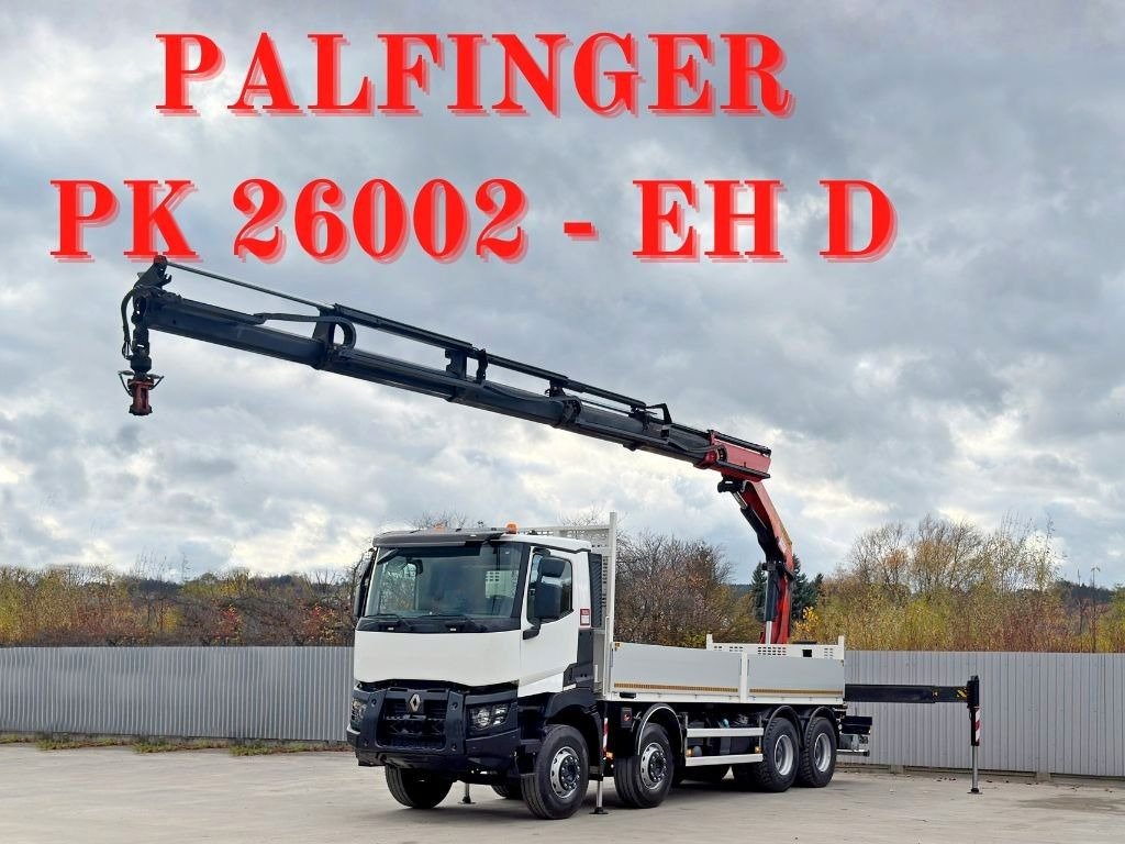 Renault C430 * PALFINGER PK 26002 - EHD + FUNK/ 8x4 - Lastbil med kran: billede 1 Renault C430 * PALFINGER PK 26002 - EHD + FUNK/ 8x4 - Lastbil med kran: billede 1