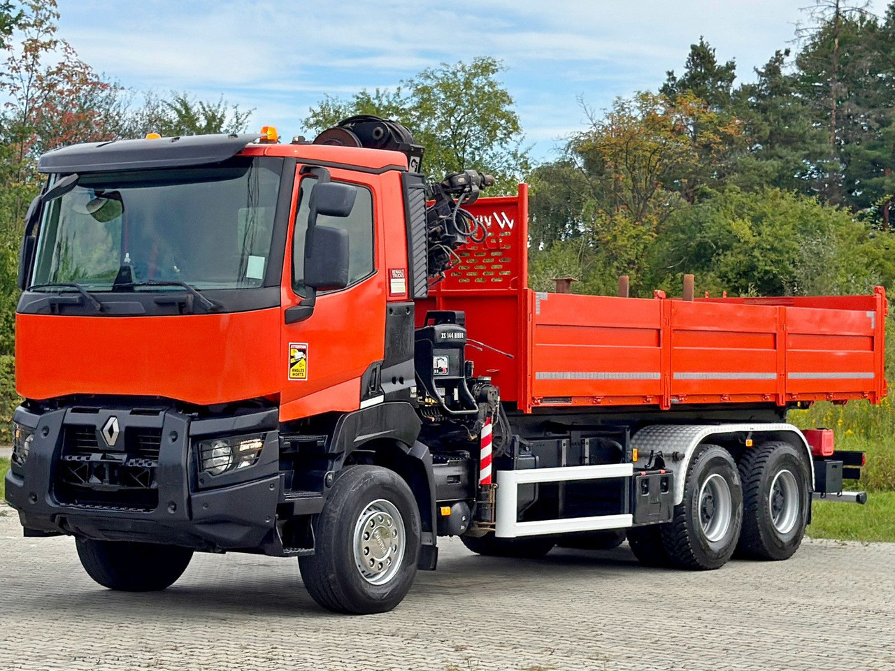 Renault K 380 * HIAB 144 BS - 3 HIDUO + FUNK * 6x4 * TOP - Tipvogn lastbil, Lastbil med kran: billede 4 Renault K 380 * HIAB 144 BS - 3 HIDUO + FUNK * 6x4 * TOP - Tipvogn lastbil, Lastbil med kran: billede 4