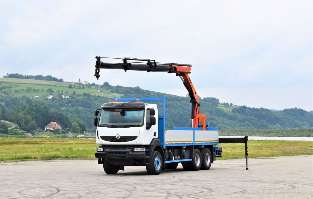 Renault KERAX 370 *PK 16502 + FUNK / 6x4 * TOP - Lastbil med kran, Lastbil med lad: billede 2 Renault KERAX 370 *PK 16502 + FUNK / 6x4 * TOP - Lastbil med kran, Lastbil med lad: billede 2