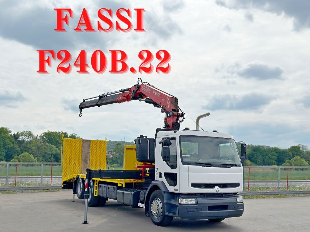Renault PREMIUM 320 * FASSI F240B.22 + FUNK* TOP - Bjærgningskøretøj: billede 1 Renault PREMIUM 320 * FASSI F240B.22 + FUNK* TOP - Bjærgningskøretøj: billede 1