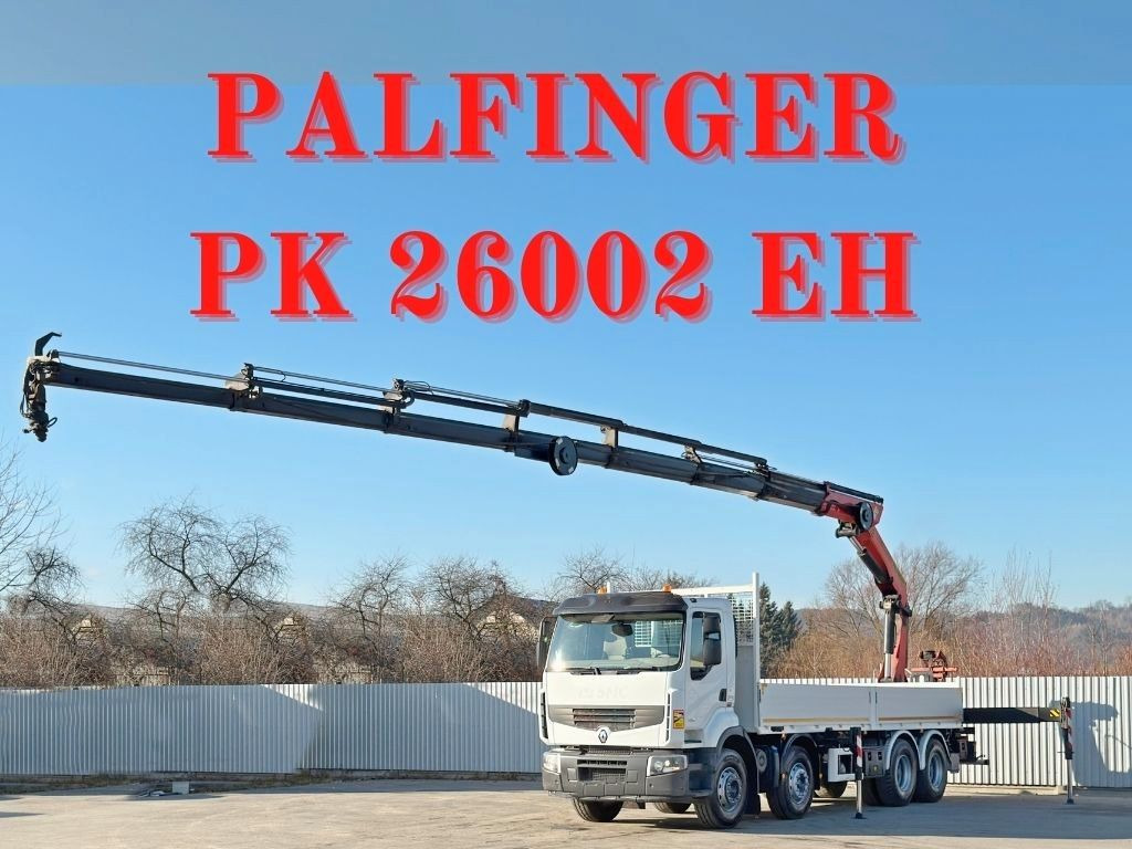 Renault Premium 430 DXI * PRITSCHE 7,40m *PK 26002 EH - Lastbil med kran: billede 1 Renault Premium 430 DXI * PRITSCHE 7,40m *PK 26002 EH - Lastbil med kran: billede 1