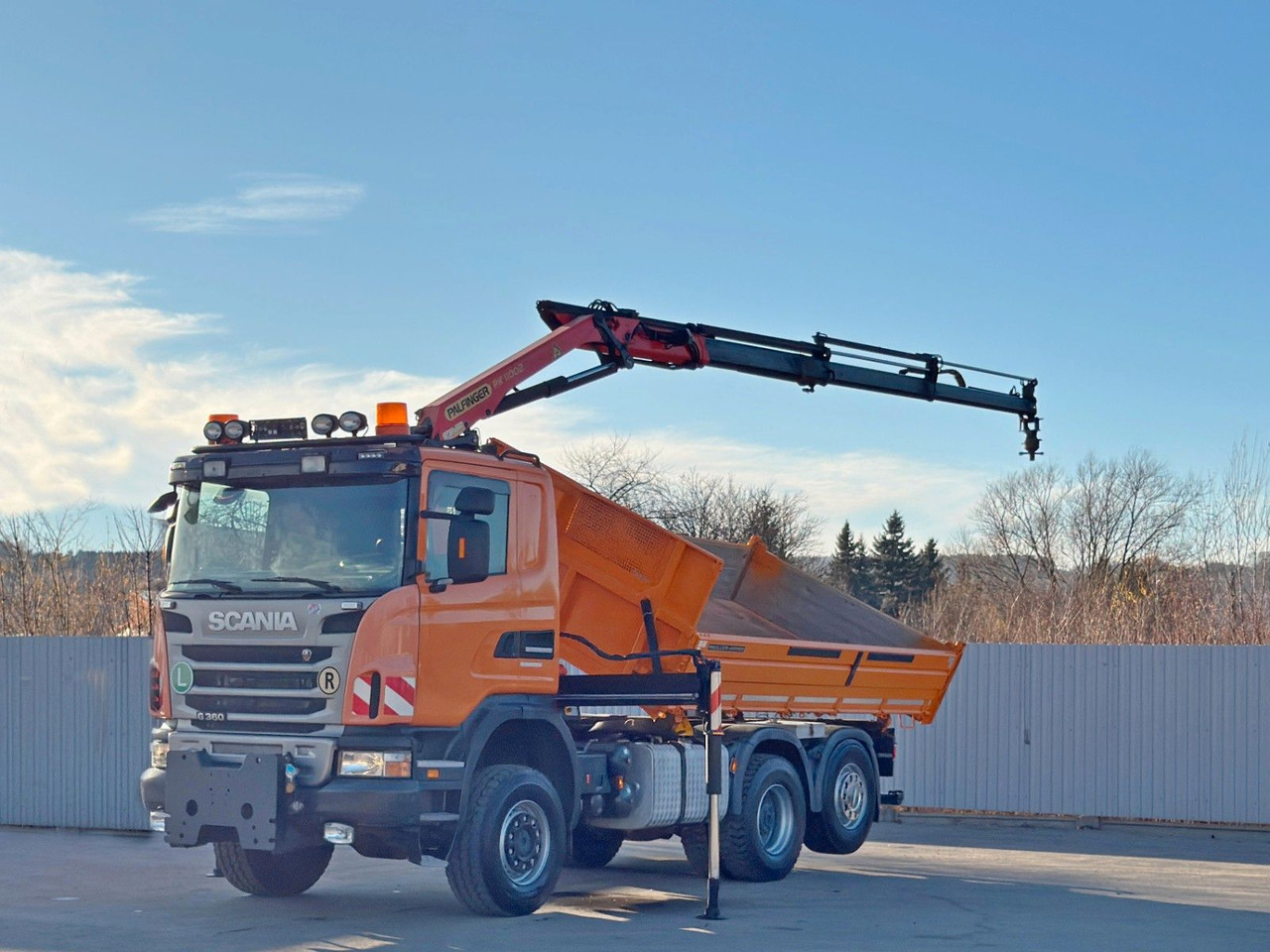 Lastbil med kran Scania G 360 * KIPPER 4,60m * PALFINGER PK 11002/ 6x6: billede 6