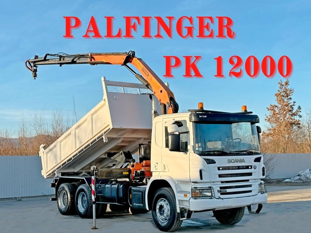 Scania P 380 Kipper 5,10 m * PK 12000 * 6x4 - Lastbil med kran: billede 1 Scania P 380 Kipper 5,10 m * PK 12000 * 6x4 - Lastbil med kran: billede 1