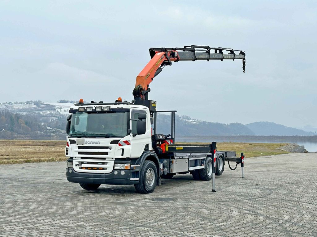 Scania P 420* PLATFORM 6,80m * PK 29002+FUNK * TOP - Bjærgningskøretøj: billede 2 Scania P 420* PLATFORM 6,80m * PK 29002+FUNK * TOP - Bjærgningskøretøj: billede 2