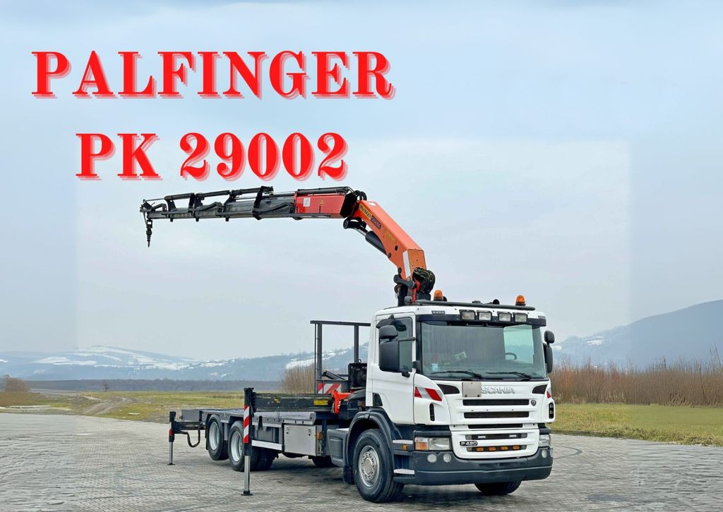 Scania P 420* PLATFORM 6,80m * PK 29002+FUNK * TOP - Bjærgningskøretøj: billede 1 Scania P 420* PLATFORM 6,80m * PK 29002+FUNK * TOP - Bjærgningskøretøj: billede 1