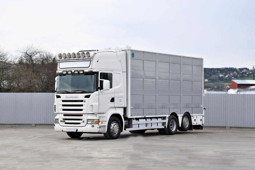 Scania R 500 TIERTRANSPORTWAGEN 7,10m / 4STOCK Scania R 500 TIERTRANSPORTWAGEN 7,10m / 4STOCK - Veetransport lastbil: billede 1 Scania R 500 TIERTRANSPORTWAGEN 7,10m / 4STOCK Scania R 500 TIERTRANSPORTWAGEN 7,10m / 4STOCK - Veetransport lastbil: billede 1