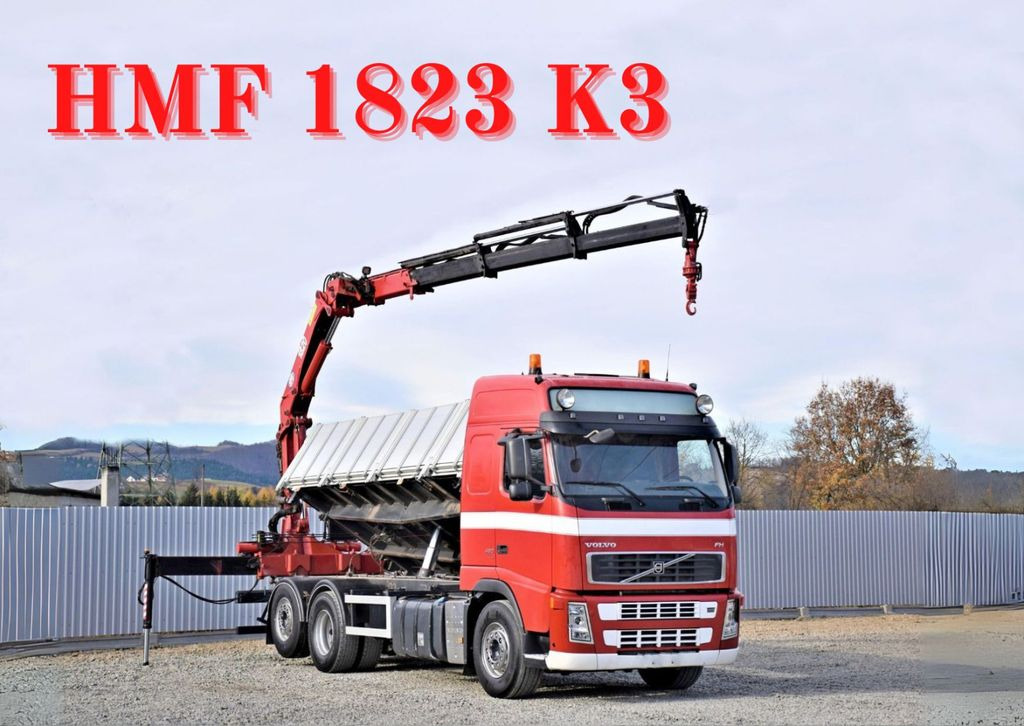 Volvo FH 480 Kipper 6,20m + HMF 1823 K3 + FUNK Volvo FH 480 Kipper 6,20m + HMF 1823 K3 + FUNK - Lastbil med kran, Tipvogn lastbil: billede 1 Volvo FH 480 Kipper 6,20m + HMF 1823 K3 + FUNK Volvo FH 480 Kipper 6,20m + HMF 1823 K3 + FUNK - Lastbil med kran, Tipvogn lastbil: billede 1