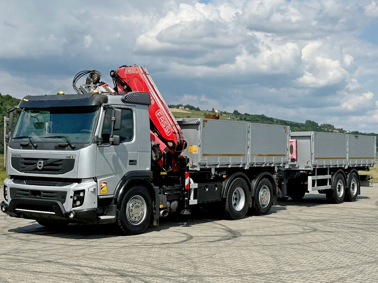 Volvo FMX 420* FASSI F275.2.25 + FUNK + Anhänger / TOP - Tipvogn lastbil, Lastbil med kran: billede 5 Volvo FMX 420* FASSI F275.2.25 + FUNK + Anhänger / TOP - Tipvogn lastbil, Lastbil med kran: billede 5