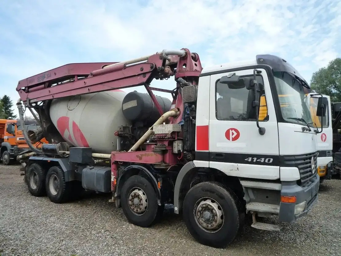 Mercedes-Benz Actros 4141  - Betonbil med pumpe: billede 3 Mercedes-Benz Actros 4141  - Betonbil med pumpe: billede 3