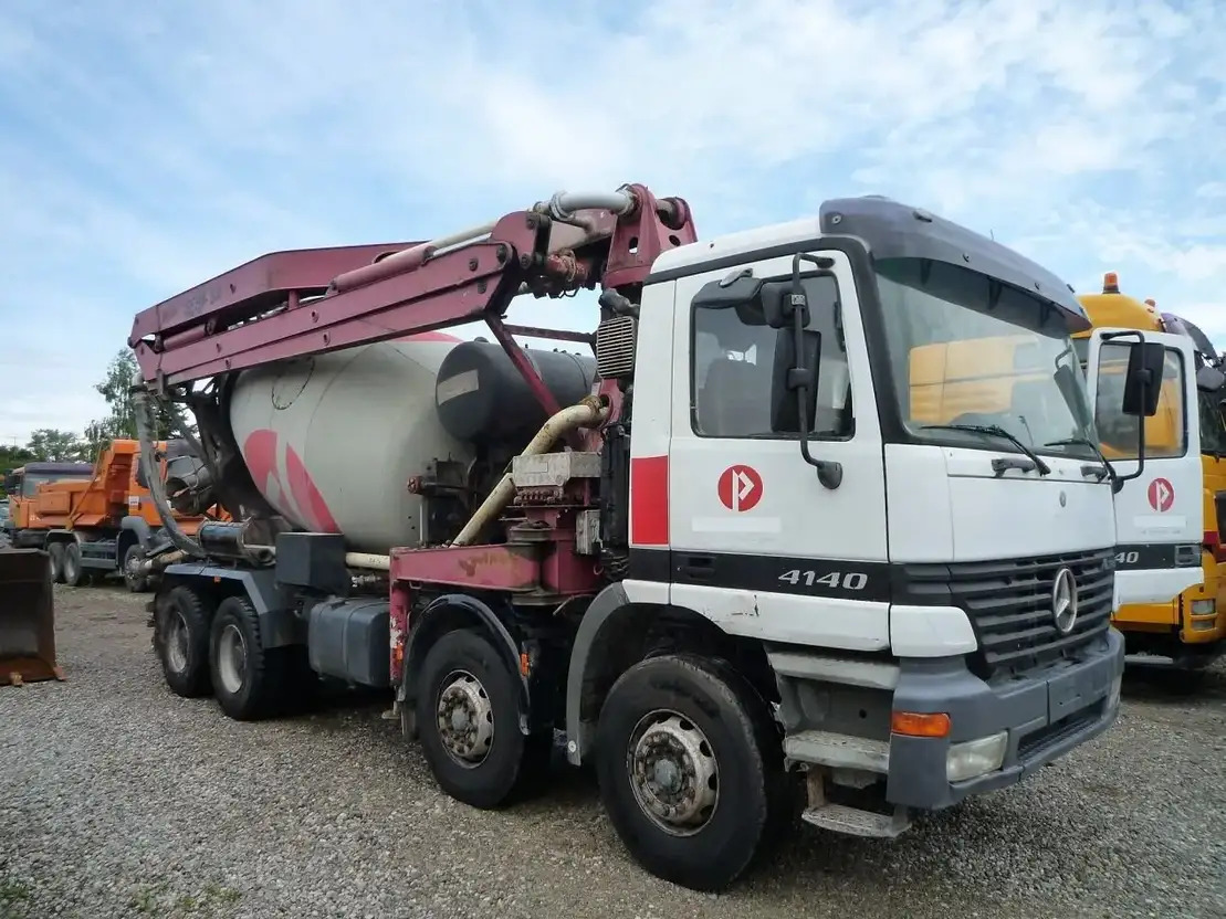 Mercedes-Benz Actros 4141  - Betonbil med pumpe: billede 2 Mercedes-Benz Actros 4141  - Betonbil med pumpe: billede 2